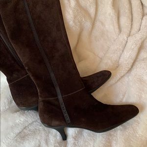 Authentic Prada Brown Suede Boots
